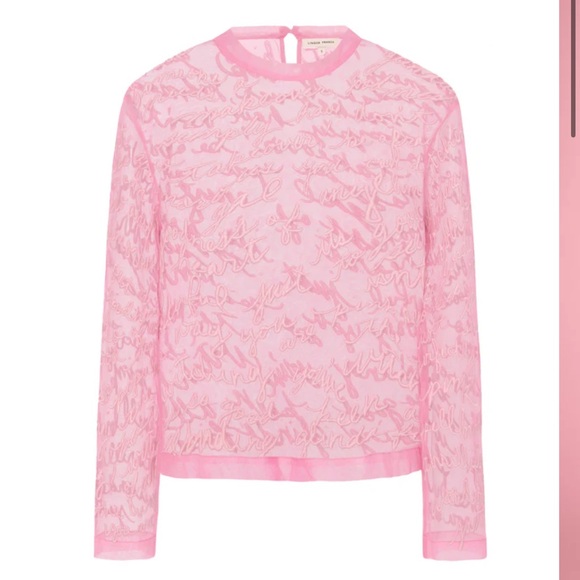 lingua franca Tops - NWT Lingua Franca Wicked Edition Sheer Top